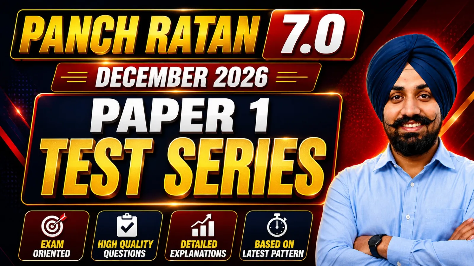 Test Series - PAPER 1 - December 2026 
